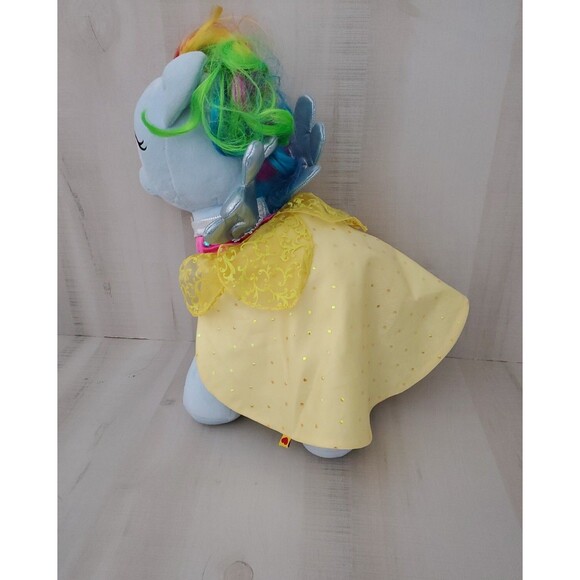 Build A Bear My Little Pony Stuffed Plush Princess Rainbow Dash Blue Pegasus 16" - Picture 5 of 5